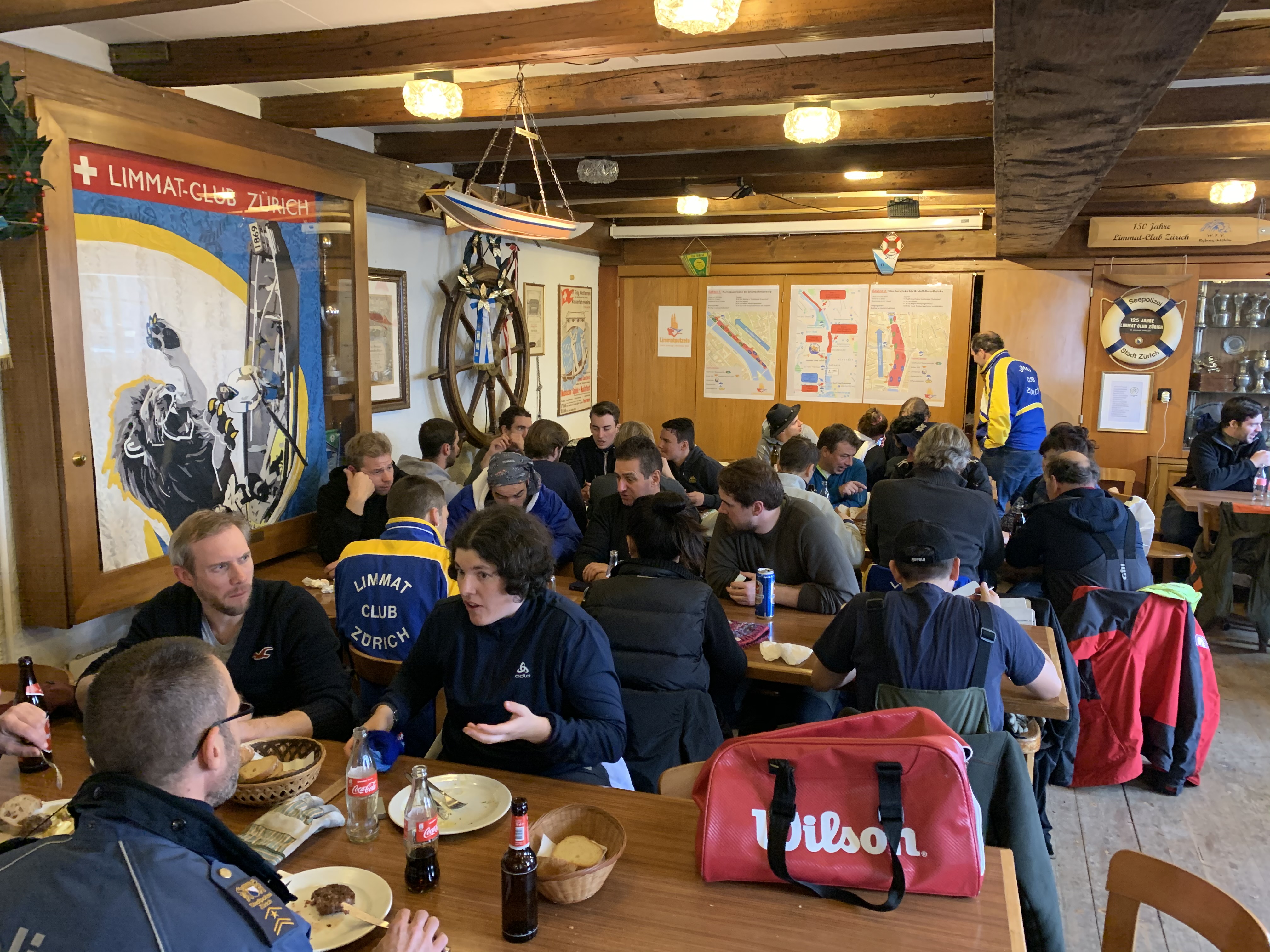 Aufnahme Wasserschutzpolizei Limmat Club